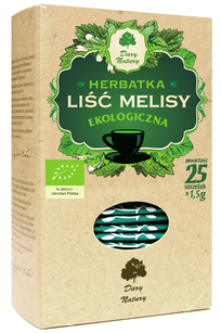 Herbatka Liść Melisy Bio (25 X 1,5 G) 37,5 G - Dary Natury [BIO]