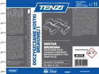 Dwufazowy koncentrat do czyszczenia kostki brukowej TENZI, 1l - 2