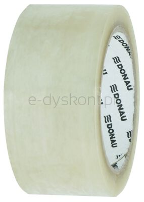Donau Taśma pakowa Solvent , 48mm, 60m, 42mikr., transparentna