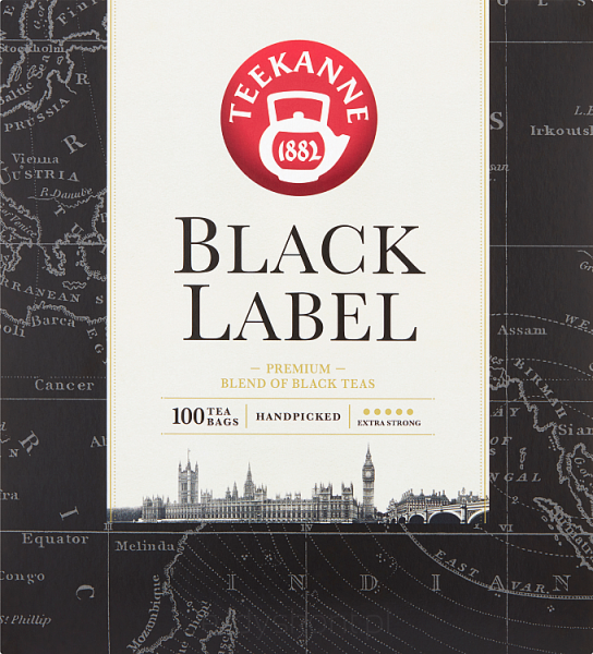 Teekanne Herbata Czarna Black Label 100 Torebek X 2,00G