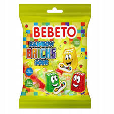 Bebeto Rainbows Bricks Sour 80g