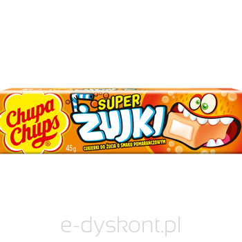 Chupa Chups Super Żujki Pomarańcza 45G