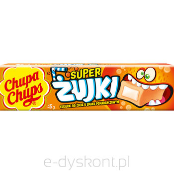 Chupa Chups Super Żujki Pomarańcza 45G