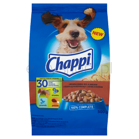 Chappi Karma Dla Psów Suchy Z Wołowiną I Drobiem 500G