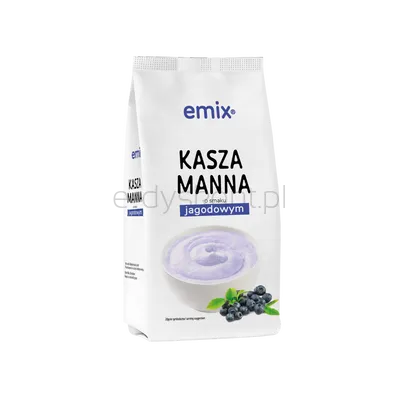 Kasza manna o smaku jagodowym emix 500g
