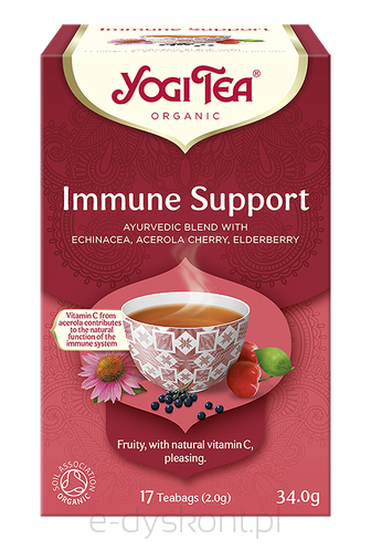 Herbatka Na Odporność (Immune Support) Bio (17 X 2 G) 34 G - Yogi Tea [BIO]