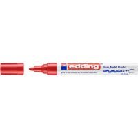 Edding Marker olejowy połyskujący e-750 2-4 mm, czerwony [BIURO]