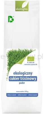 Ekologiko Cukier trzcinowy puder BIO 350 g