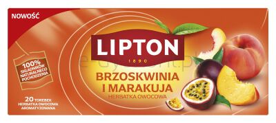Lipton Herbata Fruit Brzoskwinia I Marakuja 20Tb