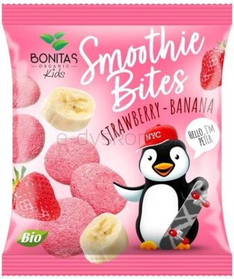 Bonitas Liofilizowana Przekąska Truskawka-Banan-Jogurt Bio 10 G