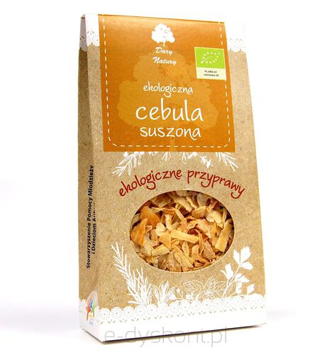 Cebula Suszona Bio 40 G - Dary Natury [BIO]