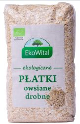 Ekowital Płatki Owsiane Drobne Bio 600 G