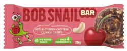 Bob Snail Baton Jabłko-Wiśnia z Nerkowcem i Chrupkami z komosy ryżowej bez dodatku cukru 35 g