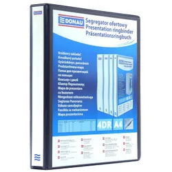 Donau Segregator ofertowy PP, A4/4RD/20, czarny