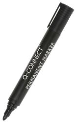 Q-Connect Marker permanentny okrągły, 1, 5-3mm (linia), czarny [BIURO]