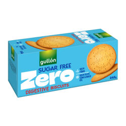 Gullón Pełnoziarniste ciastka pszenne Digestive Biscuit BEZ CUKRU 245g