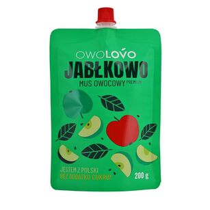 Owolovo Mus Jabłkowy 200G * Jabłkowo 