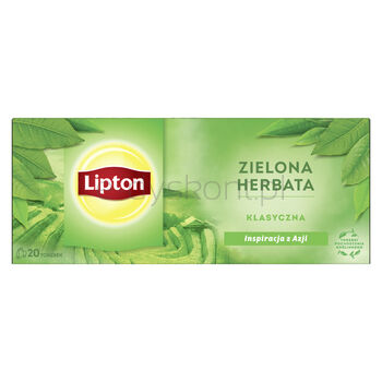 Lipton Herbata zielona, klasyczna, 20 torebek