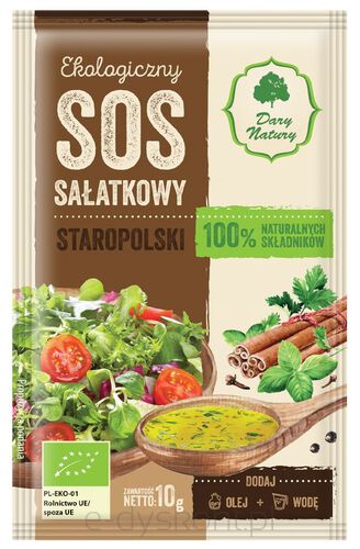 Sos Sałatkowy Staropolski Bio 10 G - Dary Natury [BIO]