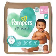 Pampers Harmonie Baby Pieluszki, rozmiar 4, 24 sztuki, 9kg-14kg