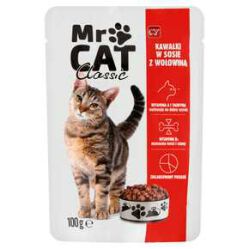 Mr Cat Wołowina 100 g Saszetka