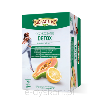 Big-Active Detox Oczyszczanie. (Suplement Diety), (20 Torebek X 2G), 40G