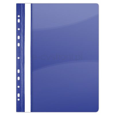 Donau Skoroszyt Pvc, A4, Twardy, 150/160Mikr., Wpinany, Granatowy 