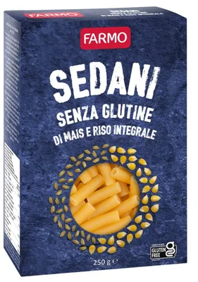 Makaron sedani kukurydziano-ryżowy bezglutenowy 250 g