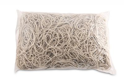 Office Products Gumki recepturki średnica 60mm, 1,5x1,5mm, 60% kauczuku, 1000g, zgrzewka, białe