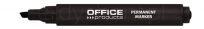 Office Products Marker permanentny ścięty, 1-5mm (linia), czarny - 2
