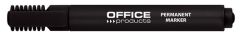 Office Products Marker permanentny ścięty, 1-5mm (linia), czarny