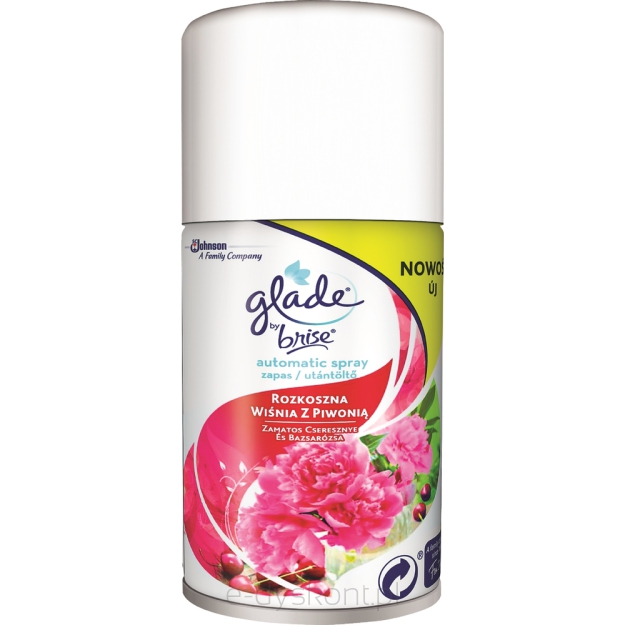 Glade Zapas Do Automatycznego Odświeżacza Wiśnia I Piwonia 269Ml