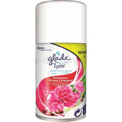 Glade Zapas Do Automatycznego Odświeżacza Wiśnia I Piwonia 269Ml