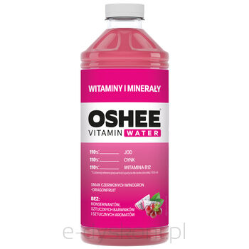 Oshee Vitamin Water Witaminy I Minerały 1,1L