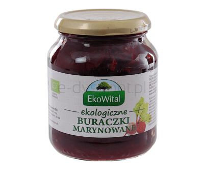 Ekowital Buraczki Marynowane Bio 340 G
