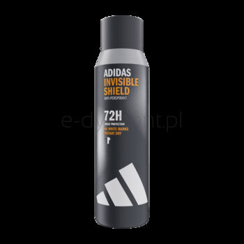 Adidas Antyperspirant W Kulce Dla Mężczyzn Invisible Shield Bez Żółtych Plam I Białych Śladów, 150 Ml