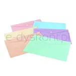 Teczka Kopertowa Donau Zatrzask Pp A4 180Mikr Mix Kolorów Pastel - 2