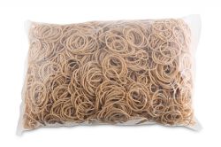 Office Products Gumki Recepturki średnica 30mm, 1,5x1,5mm, 60% kauczuku, 1000g, zgrzewka, naturalne