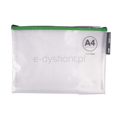 Apli Torebka Zipper Bag, A4, 355x255 mm, mix kolorów