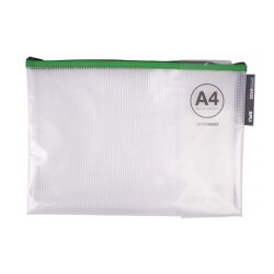 Apli Torebka Zipper Bag, A4, 355x255 mm, mix kolorów