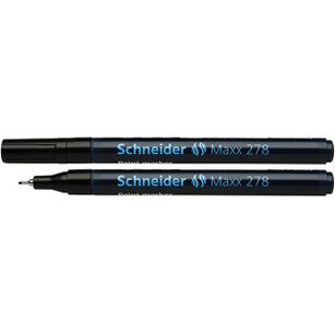 Marker Olejowy Schneider Maxx 278, 0,8 Mm, Czarny