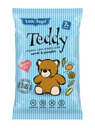 Little Angel Teddy Chrupki kukurydziane mini marchew i dynia od 7 miesiąca BEZGL. BIO 30 g