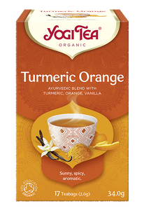 Herbatka Kurkuma Pomarańcza (Turmeric Orange) Bio (17 X 2 G) 34 G - Yogi Tea [BIO]