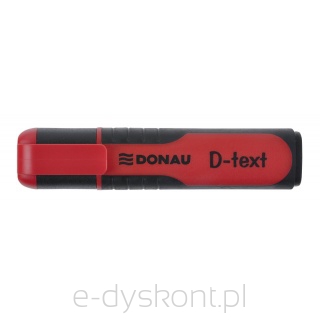 Zakreślacz Fluorescencyjny Donau D-Text, 1-5Mm (Linia), Czerwony