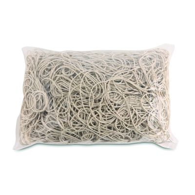 Office Products Gumki Recepturki Średnica 100Mm, 1,3X4Mm, 60% Kauczuku, 1000G, Zgrzewka, Białe