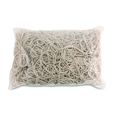 Gumki Recepturki Office Products, Średnica 100Mm, 1,3X4Mm, 60% Kauczuku, 1000G, Zgrzewka, Białe