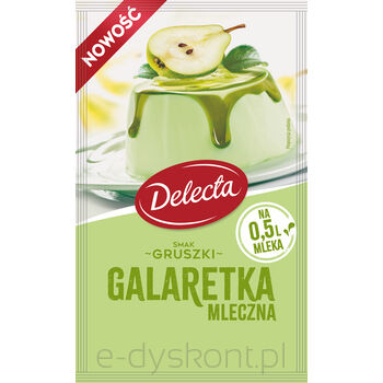 Delecta Galaretka mleczna smak gruszki 60 g