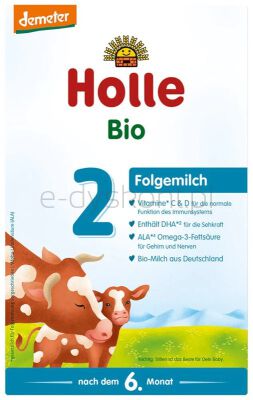 Holle Mleko 2 następne od 6 miesiąca życia /demeter BIO 600 g