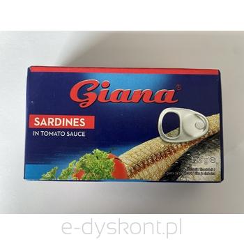 Sardynki Giana W Pomidorach 125G