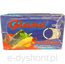 Giana Sardynki W Pomidorach 125G